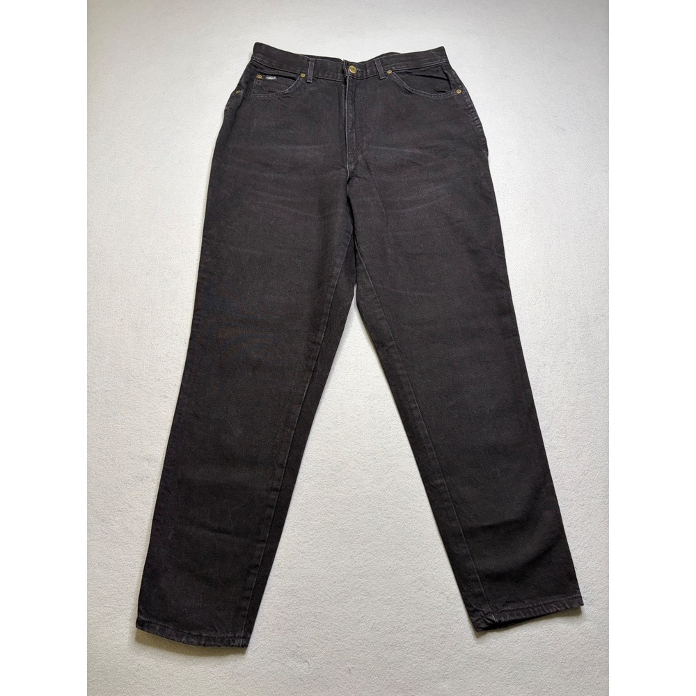Chic Jeans‎ Women 14 Black Mom Jeans 90s Vintage High Waisted Made in USA EH12